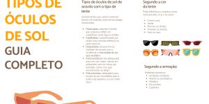 Tipos de óculos de sol