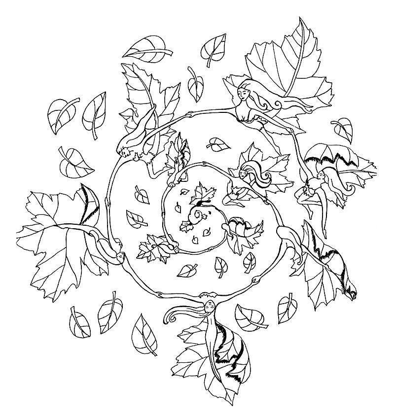 Mandalas De Outono Para Colorir 6 Passos Mandalas De Outono Para Colorir 6 Passos