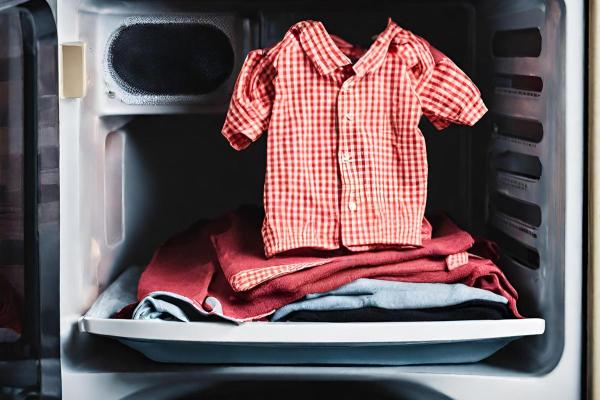 Secar roupa no micro-ondas é perigoso?