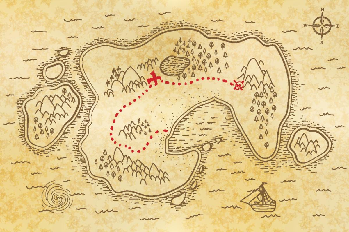 Como fazer um mapa do tesouro para crianças