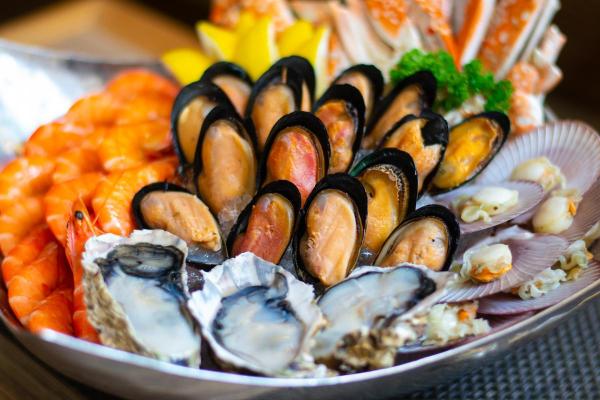 Alimentos ricos em enxofre - Mariscos