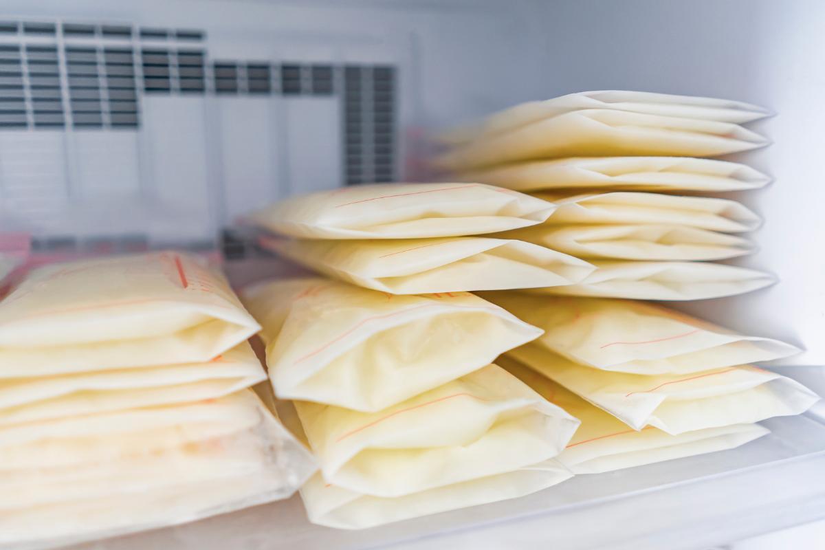 Pode congelar leite?