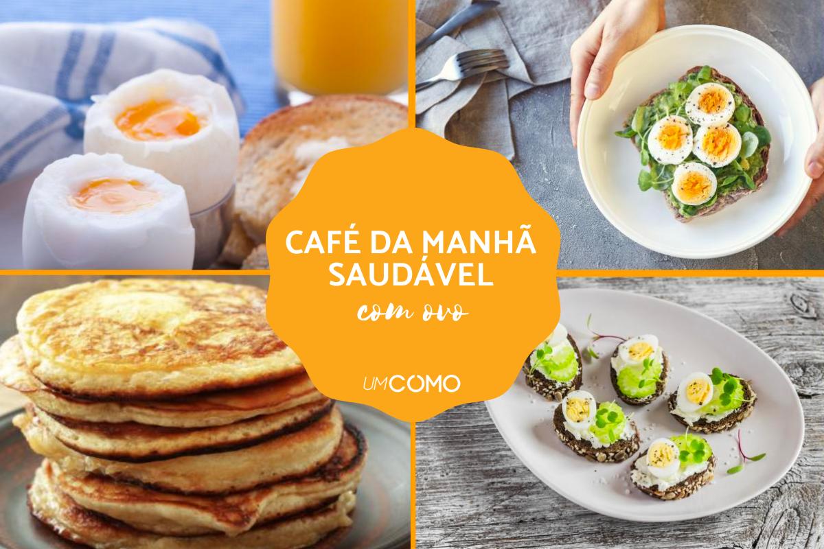 Café da manhã saudável com ovo