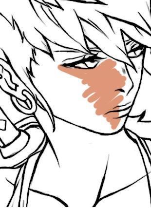 Como colorir um desenho manga com Photoshop - Passo 5