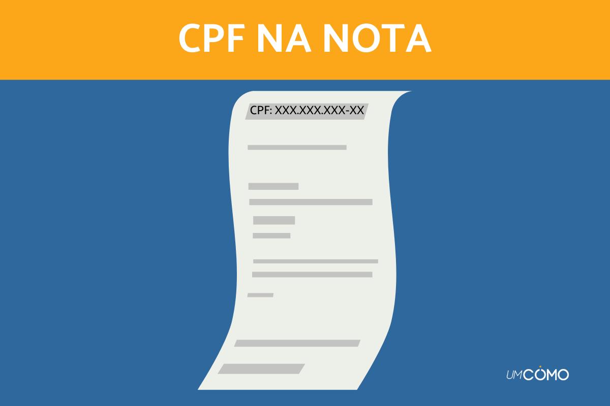 Como cadastrar CPF na nota