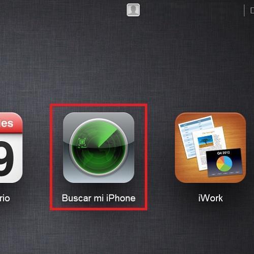 Como encontrar o meu iPhone - Passo 3